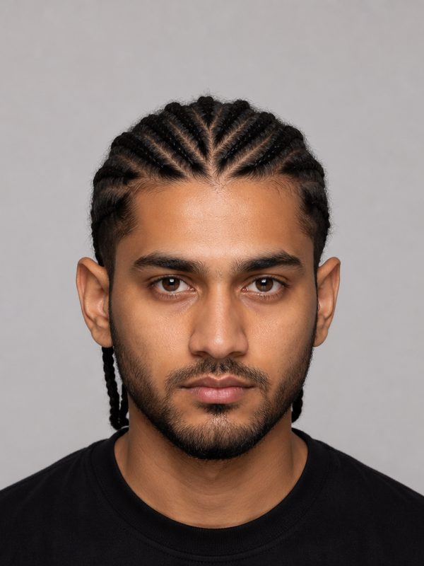 Men's cornrows braids